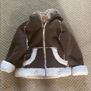 Kids fuzzy jacket
